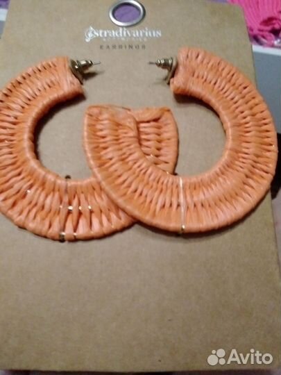 Серьги stradivarius