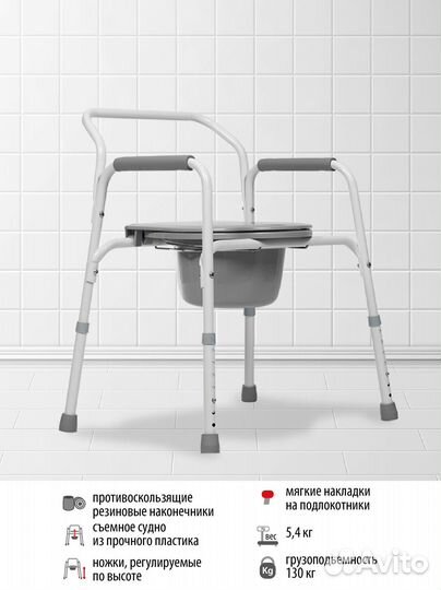 Кресло-туалет медицинское Ortonica TU1 18