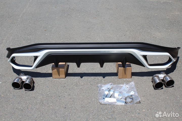 Lexus RX 2015+ Диффузор заднего бампера TRD Z2SW5