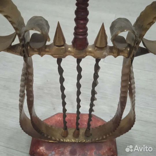 Подствечник-канделябр на 3 свечи, для декора