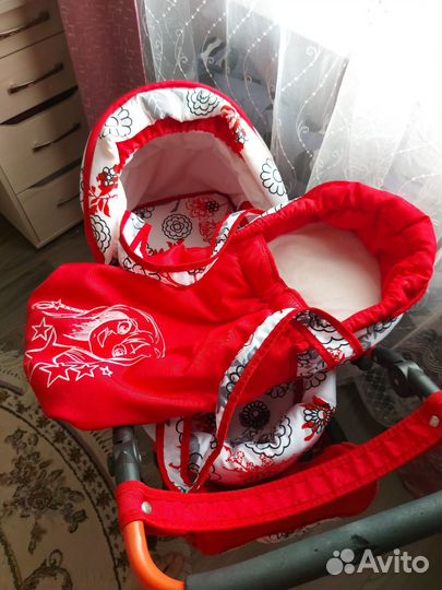 Коляска для кукол большая