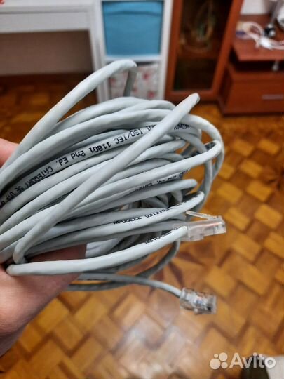 Кабель для интернета витая пара RJ45 FTP-5E CAT