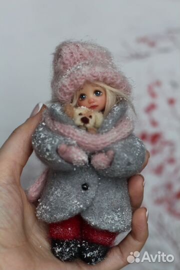 Ватные елочные игрушки