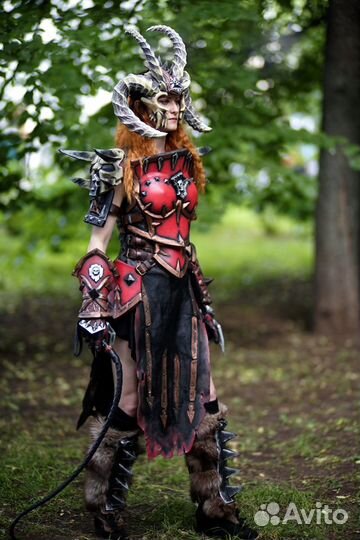 Костюм из eva foam Вархаммер (воин Кхорна)