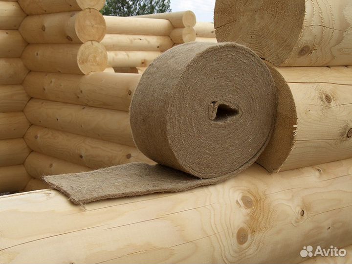 Утеплитель межвенцовый (термо джут ) 18 см*20м