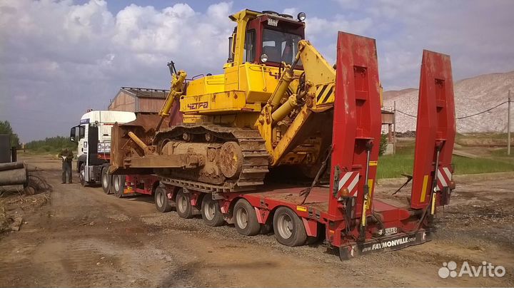 Грузоперевозки негабарита на траллах