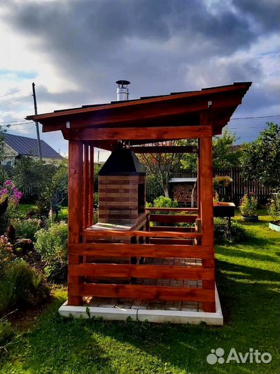 Мангал из лего кирпича