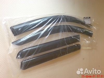 Дефлекторы, ветровики передние Ауди А6 С6