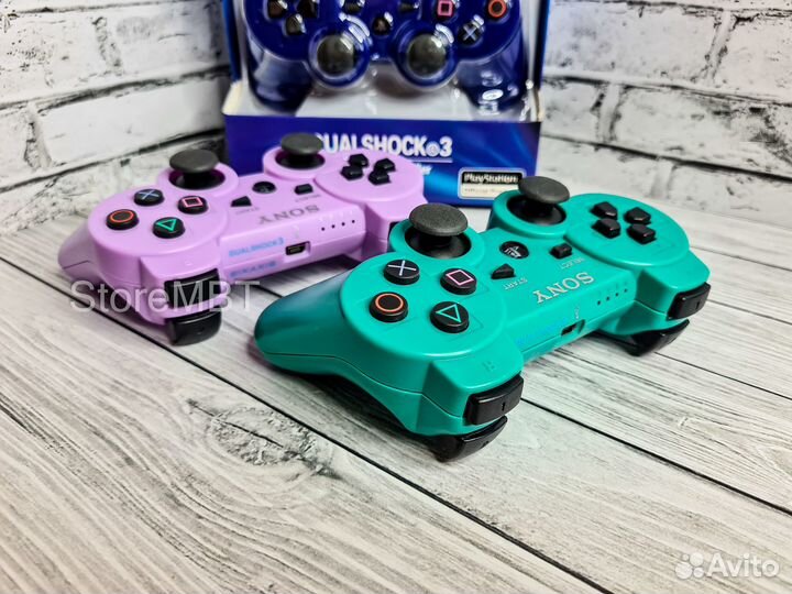 Джойстик пс3 / Dualshock 3 - Новые, цветные