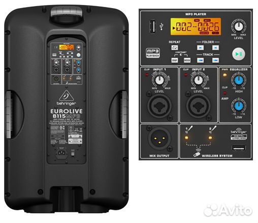 Акустическая система Behringer B115MP3