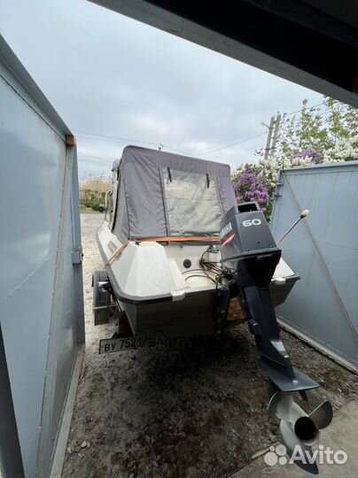 Катер Grizzly 470DC + мотор Yamaha60 + прицеп