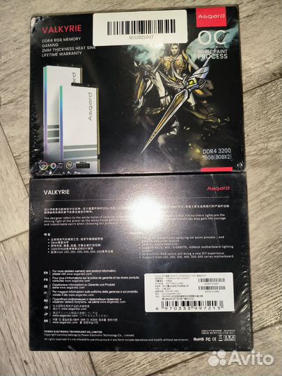 Asgard Valkyrie V5 RGB ddr4(8+8)цена за 16гб