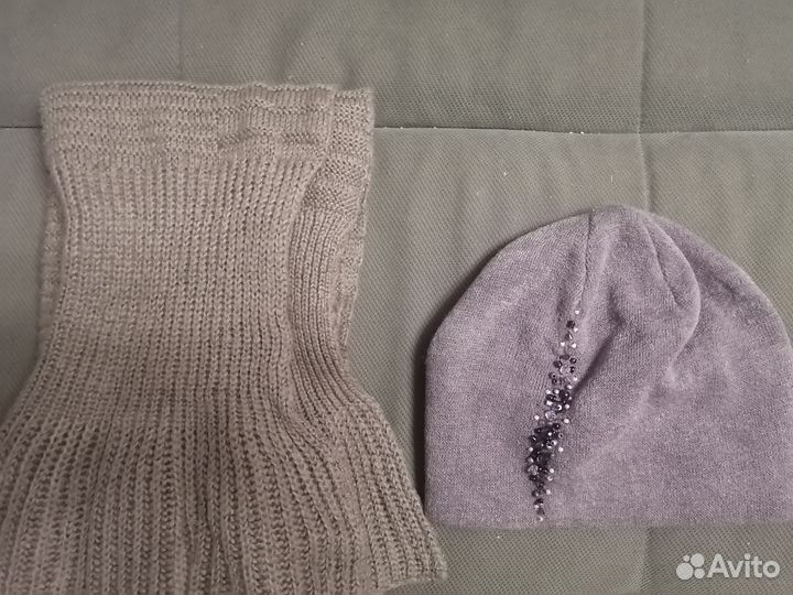 Шапки, шарфы женские пакетом