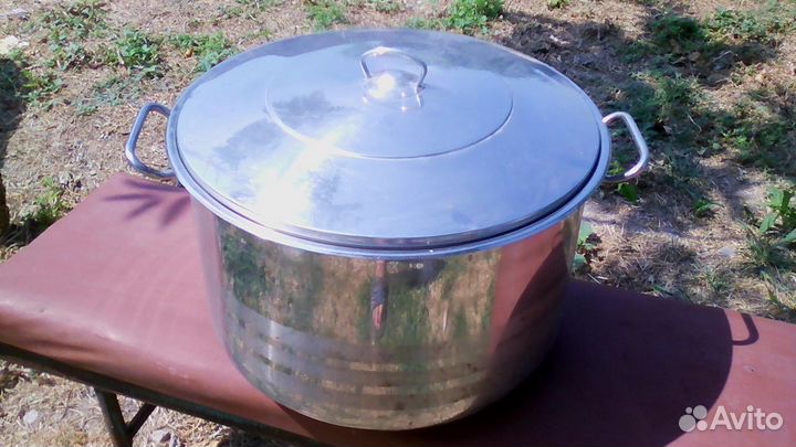 Кастрюля из нержавейки Korkmaz 45л