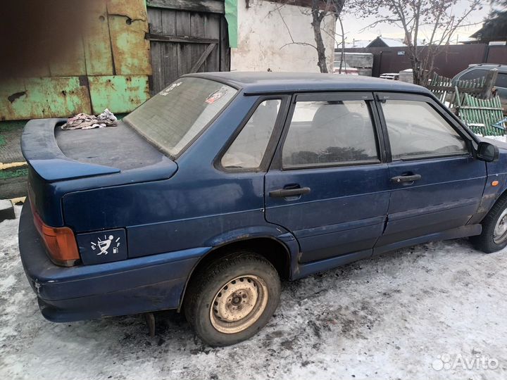 ВАЗ 2115 Samara 1.5 МТ, 2001, битый, 55 555 км