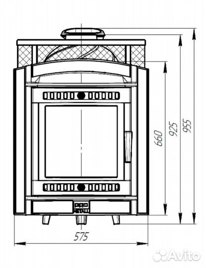 Печь для бани Атмосфера