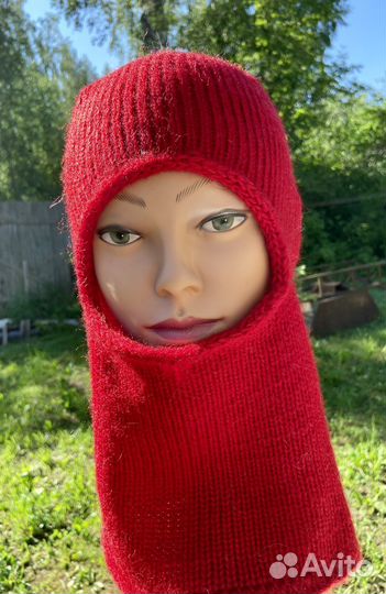 Балаклава из Турецкой пряжи Alize Angora Gold