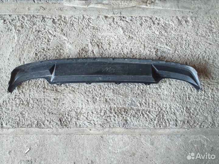 Юбка заднего бампера Skoda Octavia A7