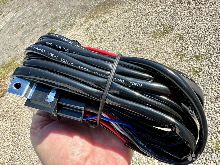 Комлект провода реле предохранитель для LED фар