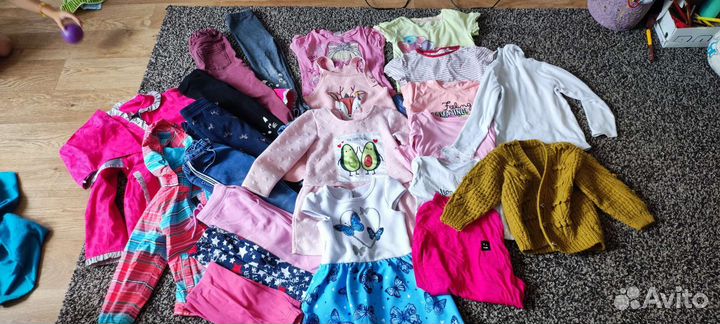 Вещи пакетом для девочки 104
