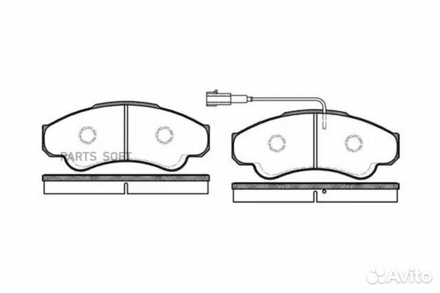 Road house 295901 Колодки тормозные PSA jumper/box