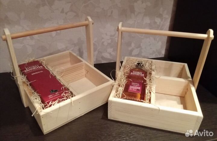 Ящик деревянный подарочный