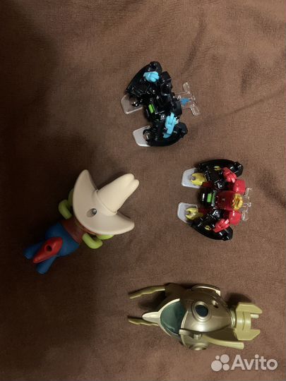 Mcdonalds, ben10 человек огонь-молния/фигурки