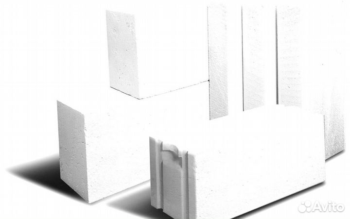 Газобетон 500, (Краслэнд) 150х250х625мм, 48шт, 1.1