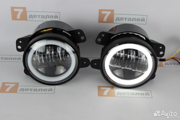 Птф фары Веста гранта ангельский глаз новые