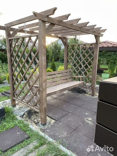 Качели пергола