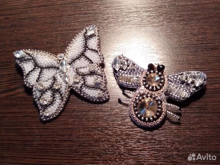 Брошь ручной работы