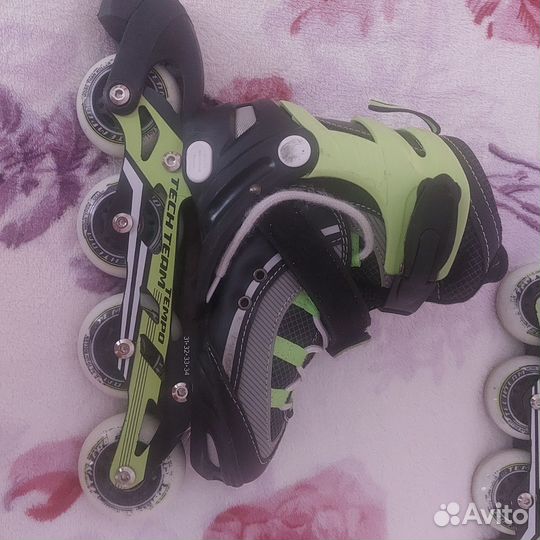 Коньки роликовые раздвижные 31-34