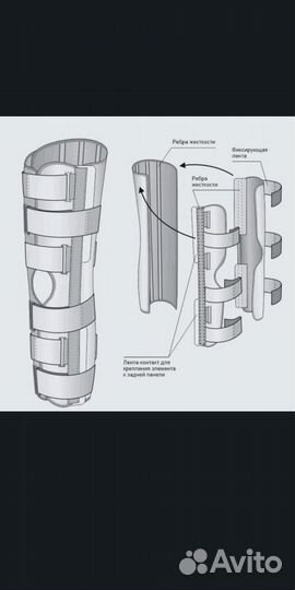 Ортез на коленный сустав фирмы orto