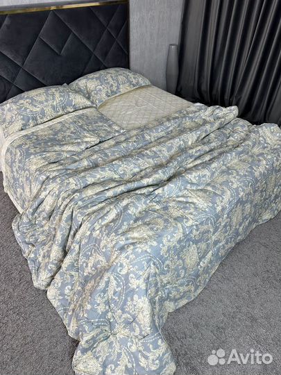 Постельное белье евро с одеялом