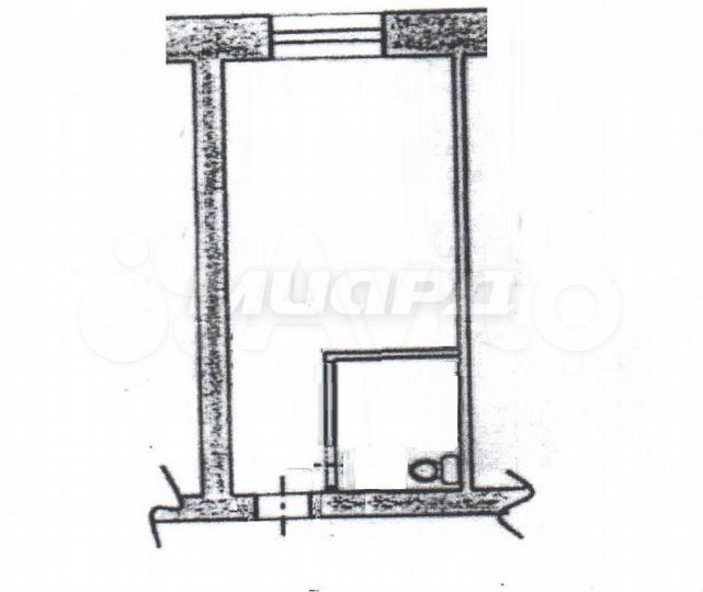 Комната 19,3 м² в 1-к., 5/5 эт.
