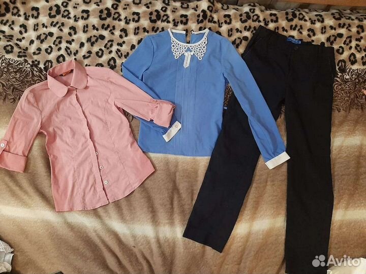 Детская одежда пакетом на девочку 128-146см