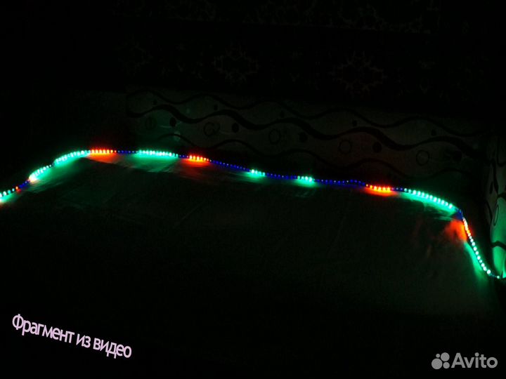 Цветомузыка + гирлянда, WiFi, светодиодная лента