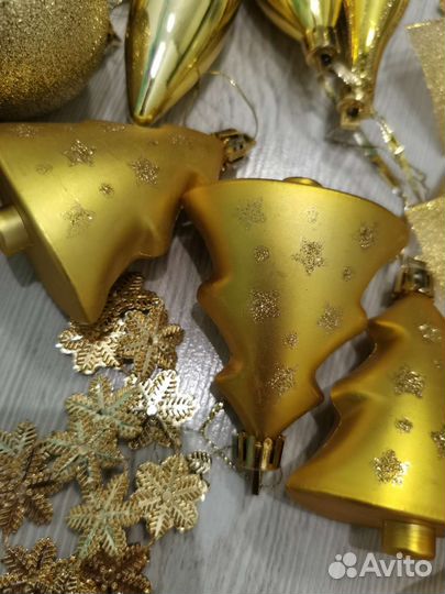 Набор ёлочных украшений игрушки на ёлку шары