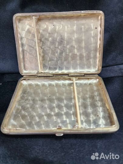 Портсигар серебряный 875 проба кубачи