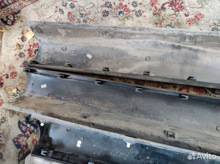 Накладки порогов комплект Ssang Yong Kyron 2