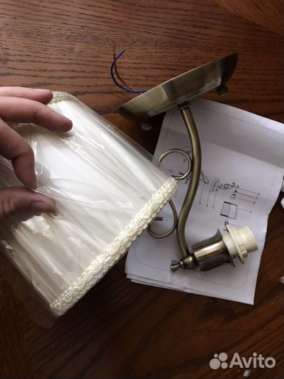 Бра светильник на стену в винтажном стиле