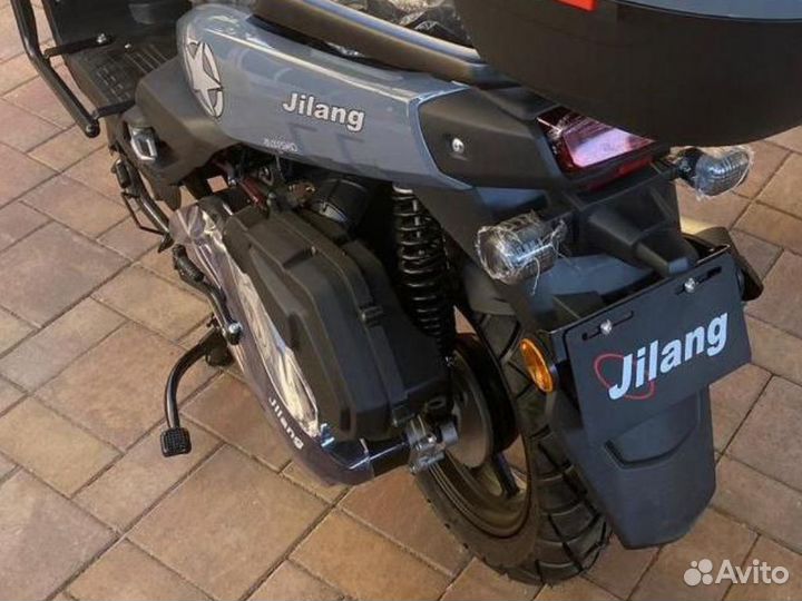 Скутер Jilang Танк 50 кубов серый