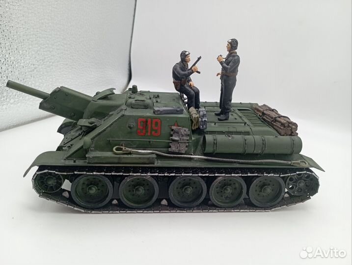 Советское сау су 122 в масштабе 1:35