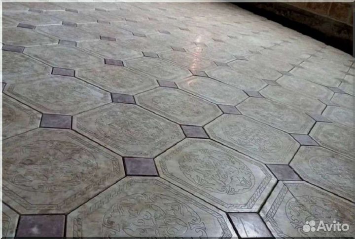 Тотуарная плитка каменный цветок