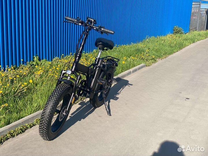 Электровелосипед фэтбайк складной