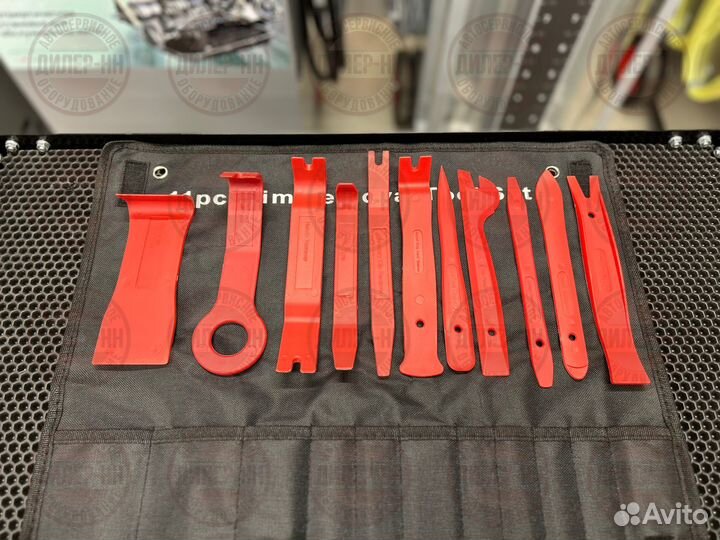 Набор для снятия обшивки автомобиля 11пр. Эврика