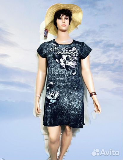 Платье новое Большое Ивановский трикотаж Лето