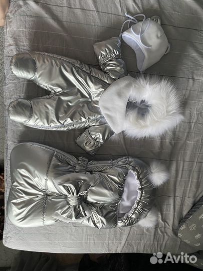 Конверт кокон на выписку