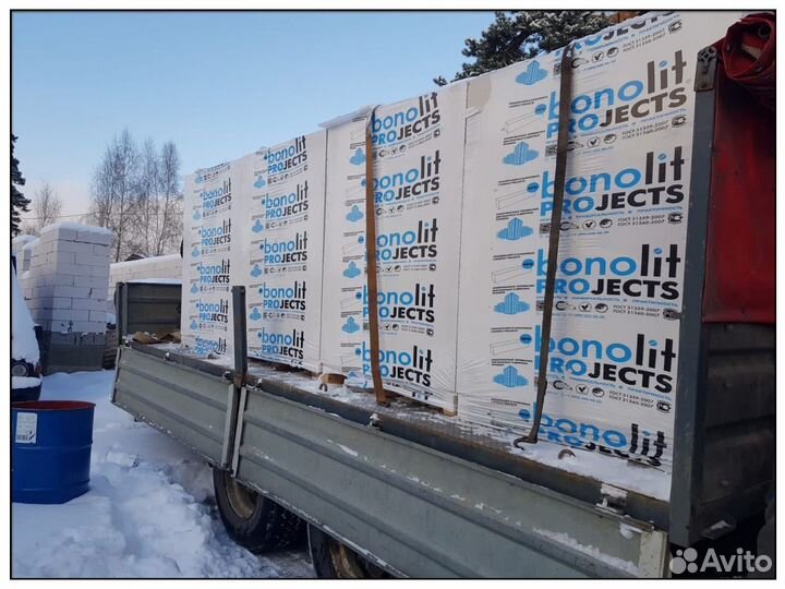 Газобетонные блоки с завода Bonolit