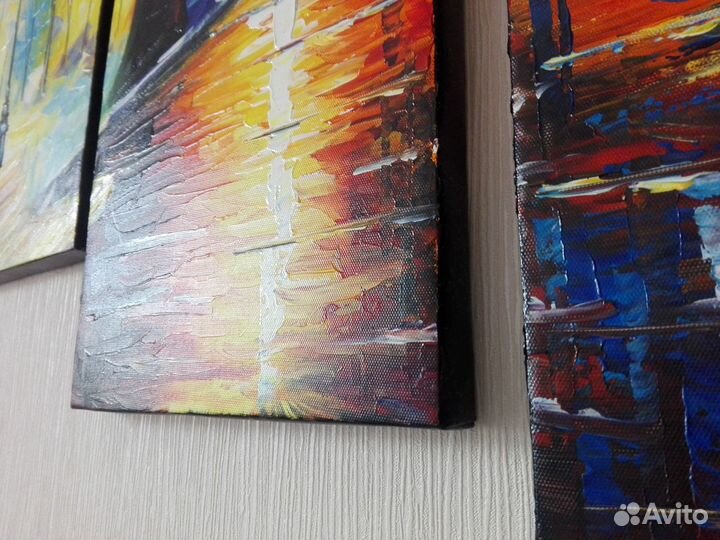 Картина модульная маслом